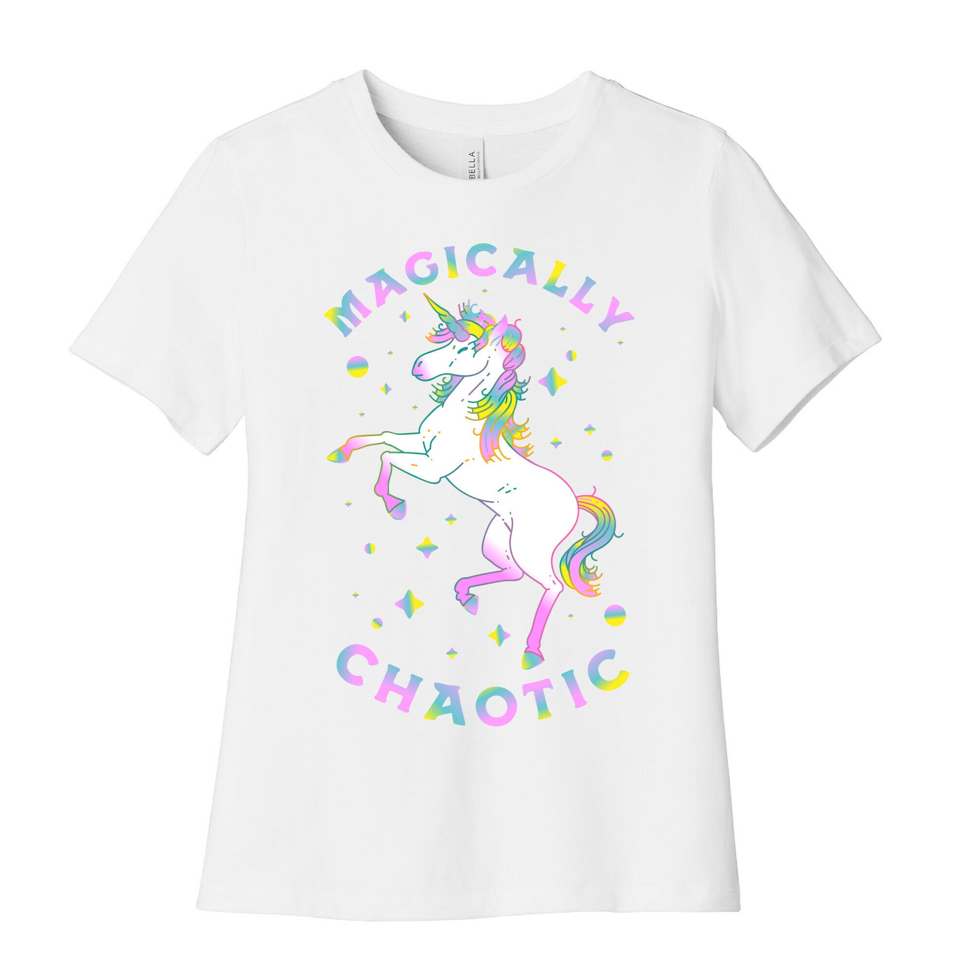 Magically Chaotic Unicorn Women's Cotton Tee